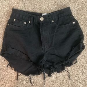 princess polly denim shorts
